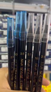 1 ปากกา สปีดบอล สีดำ และ น้ำเงิน 2.0 / 3.5 / 5.0 มิล ปากกาหัวตัด Niji Stylist Calligraphy