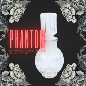 PHANTOM Espresso Glass Bottle | Botol Kopi Kaca Mini | Botol Parfum Kaca | Perfume Bottle | Botol Serum