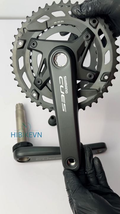 Bộ Giò Dĩa Xe Đạp Shimano Cues FC-U6000 46-30T Bộ Đùi Đĩa 2 Tầng U6000 ...
