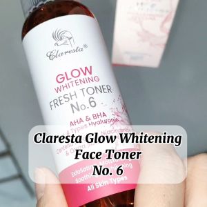 Claresta Glow Fresh Toner No. 6 Brightening Toner Perawatan Glowing AHA Exfoliating Toner 100ml