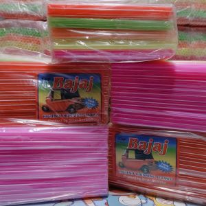 ( 4 PACK ) Sedotan Teh Poci / Bubble Warna Warni Ukuran 6mm x 18cm
