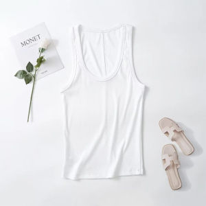 Áo Vest Cổ U Co Giãn Đa Năng Thời Trang Phong Cách Châu Âu Ôm Vừa Vặn Không Tay Bằng Polyester Mùa Hè 2025 Dành Cho Cả Nam Và Nữ