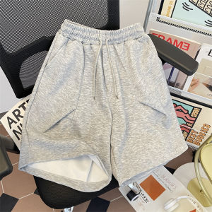 Quần Short Thể Thao American Trendy Có Dây Rút Co Giãn Cho Nam Và Nữ Mùa Hè Năm 2025 Quần Short Thường Ngày Rộng Rãi Đa Năng Cho Cặp Đôi