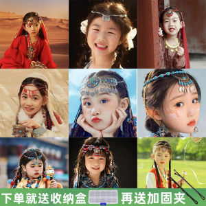 เครื่องประดับผมสไตล์ชาติพันธุ์ สร้อยข้างหน้า จี้คิ้ว ถ่ายภาพท่องเที่ยว วัสดุอื่นๆ ใหม่ 10-19.99 หยวน เครื่องประดับผม