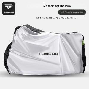 TOSUOD | Áo Che Mưa Xe Đạp TOSUOD Chống Thấm Nước Chống Bụi Chống Tia UV Bao Phủ Toàn Bộ Xe Đạp Dùng Cho Đồ Dùng Xe Đạp Ngoài Trời