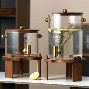 MULUOZI | Heat-Resistant Glass Water Dispenser with Faucet