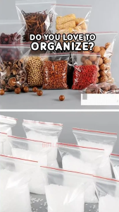 Resealable Plastic Bags | Zip Lock Storage Bags | 5x7cm to 24x36cm | Food Crafts & Packaging Use