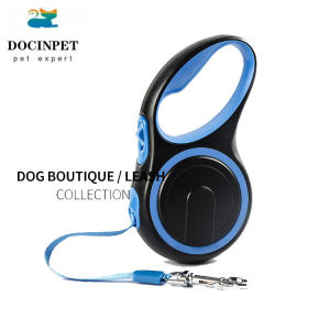 26Ft Retractable Dog Leash Heavy Duty Great Leash for Dog up to 110 lbs Anti-Slip Rubberized Handle One-Handed Brake Strong Nylon Tape Tangle Free