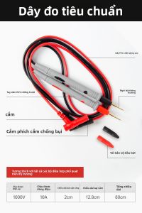LECAN | Phụ Kiện Đồng Hồ Đo Điện Dây Silicon Đầu Thép Chính Xác