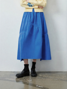 Toyouth | Structured Patchwork Pear-shaped A-line Skirt