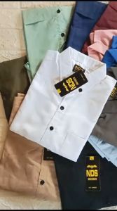 Kemeja Pria Ukuran M L XL XXL XXXL: Pilihan Kemeja Katun Casual Denim Hitam