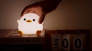 Đèn ngủ để bàn cảm ứng tích điện đèn led decor phòng ngủ cute silicon mềm kiểu dáng dễ thương trang trí bàn học