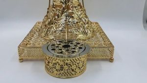 โหลจ่ายน้ำหวาน 8ลิตร สไล์หรูหราสีทองสำหรับห้องจัดเลี้ยง โรงแรม ร้านอาหาร