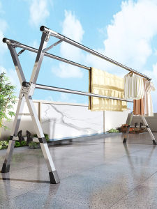 JIAJIESHI | Foldable Extendable Stainless Steel Clothes Drying Rack