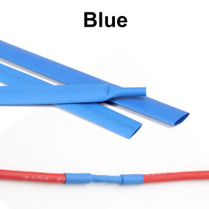 2m Heat Shrink Tube 12 colors Diameter 7 8 9 10 12 15 20 25 30 35 40 50 mm 2:1 Shrinkage Ratio Polyolefin Insulated Cable Sleeve