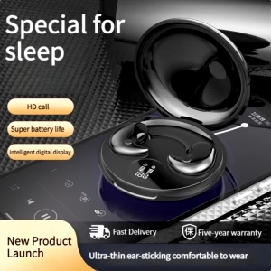 Y29 หูฟังไร้สายแบบซ่อนสำหรับนอนหลับ TWS Bluetooth 5.3 หูฟังแบบซ่อน IPX5 กันน้ำ