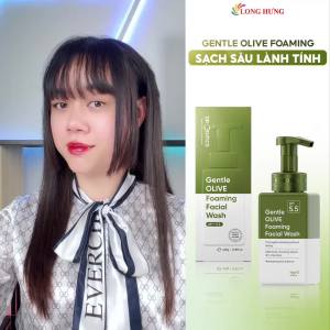 Sữa rửa mặt tạo bọt DrCeutics Gentle Olive Foaming (420g)