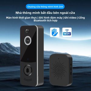 Chuông Cửa Thông Minh Không Dây TTLOCK 1080P WIFI Với Camera An Ninh Không Dây Phát Hiện Chuyển Động PIR Điều Khiển Bằng Ứng Dụng