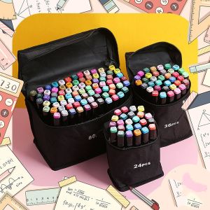 Lababymall【COD】Touch 12/36/60/80/120 Warna Sketsa Spidol Umum General Marker Set Animation Markers