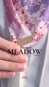 AVRA - Meadow Shawl and Square Hijab - Amethyst - Premium Satin Silk