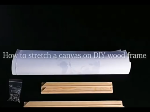 DIY Solid Wood Canvas Frame Kit - Oil Painting Wall Art Stretcher Frame for Home Decor & Wooden Screen Printing
