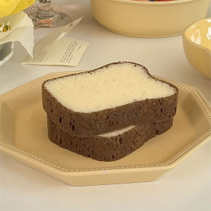 ฟองน้ำล้างจาน รูปขนมปัง ฟองน้ำน่ารัก แพ็คละ 2 ชื้น กระชับและมีระดับราคา