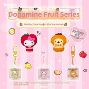 Sanrio | Dopamine Fruit Design Blind Box Fridge Magnet Keychain