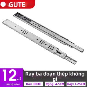 GUTE | Ray Trượt Ngăn Kéo Giảm Sốc Cường Lực Ít Ồn