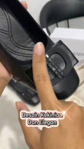 BARUUU!!! Sepatu Heels Kulit Reali Wanita Import W2005-1 Sepatu Kerja Wanita Kekinian Import Kulit Real Kasual dan Formal (+Box)