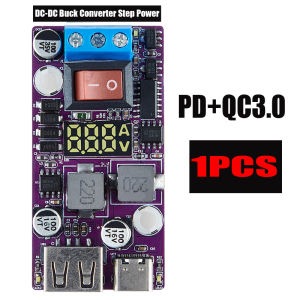 DC-DC 24V/12V To 5V 5A Step Down Power Supply Buck Converter Replace LM2596S Adjustable USB Step-down Charging Module For Phone