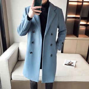 Long Coat blazer panjang pria kekinian korea syle