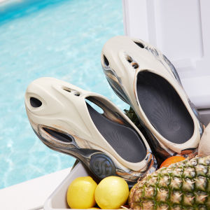 361° Mens Sports Sandals Summer 2025 Couple Outdoor Beach Shoes Breathable Slip-On Anti-Slip Lightweight Hollow Design