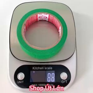 1 Cuộn băng keo giấy màu xanh lá rộng 3cm dài 25 mét lõi giấy 3mm giá tại xưởng