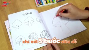 Sách - Draw Kawaii In 5 Simple Steps - Vẽ Theo Phong Cách Kawaii Với 5 Bước Đơn Giản Cho Trẻ Từ 3 Tuổi