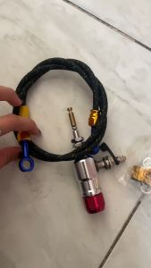 STUT KOPLING HIDROLIK PLUS SELANG UKURAN 95CM SERAT UNIVERSAL NINJA 250 NINJA CBR CRF KLX GSX SATRIA FU TIGER GL BYSON VIXION