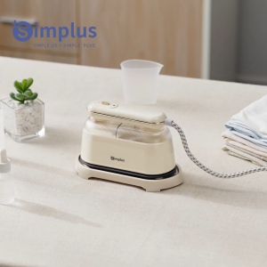 Simplus Steam Iron 1000W Dry & Steam Dual Use 180° Rotatable Handle Compact Portable Non-Stick Soleplate