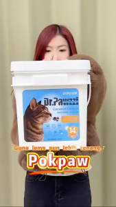 【LOCAL STOCK】10kg/22LBS POKPAW Premium Natural Mineral Clumping Cat Litter Super Clumping