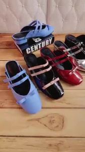 UJ04 Sandal High Heels Aesthetic Untuk Remaja Cewe Sendal Hils Jinjit Wanita Korean Style Lebaran Kondangan Wisuda Cantik Elegan Mewah Kece Bridal Shoes Hak Tahu 3cm Cewek