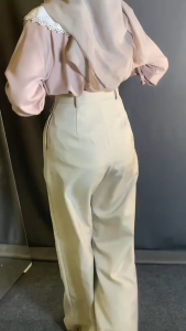 Terlaris Oro Pants-Loose Pants Trouser Wanita-Celana Anti Kusut-Celana Kulot Knit Wanita