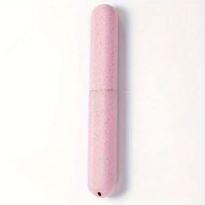 1pcs Portable Dustproof Toothbrush Case Holder Plastic Toothbrush Container Storage Box Suitable For Daily And Travel Use