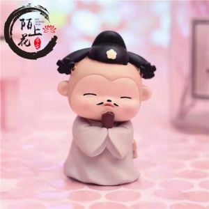 Creative Resin Figurine Cute Desktop Decoration Retro Court Style Tang Costume Hanfu Wind Character Tabletop Decorations