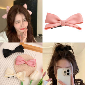 Cute Bow Small Hairclip Pink Bang Clip Small Ear Headdress Women Girls Head Clip