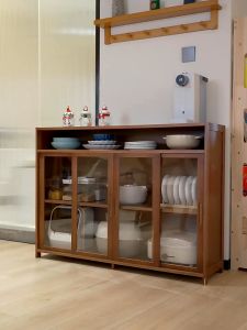 Sideboard 3/4/5Doors Kitchen Cabinet Dish cabinet With Cover Wooden Cabinet For Kitchen