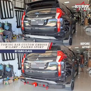 TOWING BAR CUSTOM EMBOSS - ALL NEW PAJERO SPORT