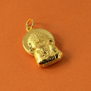 Chow Sang Sang 周生生 Chinese Gifting Collection Birthday 999.9 24K Pure Gold Price-by-Weight 6.43g Gold Buddha Pendant 91003P