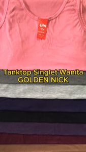 1 Pcs Kaos Dalam Wanita Golden Nick Tali Lebar Sa51 | Kaos Singlet Wanita Dewasa Jumbo