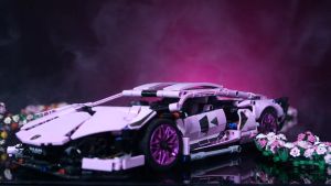 Mainan Brick Technique Lamborghini V12 Vision Gran Turismo Car  NO0096