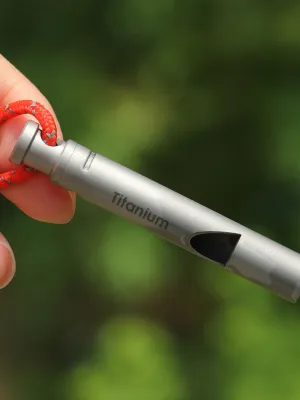 Tiartisan | Survival Whistle Titanium High-Frequency Outdoor Emergency Whistle