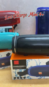 ( LOA XỊN ) Loa bluetooth Charge 4+ mini ( Có kèm dây đeo )  Loa di động bass tốt khoẻ - có dây đeo - Bảo hành 1 đổi 1 trong 30 ngày