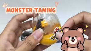6PCS Monster Taming Mini Block Capsule Toy Kid Toys (6 Different Designs) 迷你积木鸡蛋 (Ready Stock)